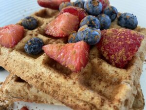 Wheat Waffles Made with Sourdough