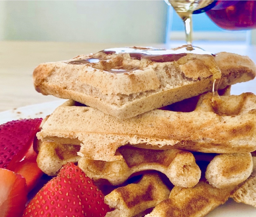 Real Maple Syrup on Wild Yeast Waffles