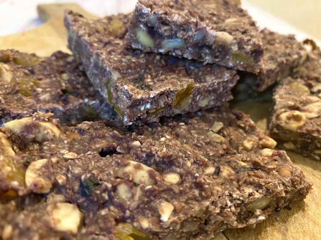 Sourdough Blueberry Granola Bars