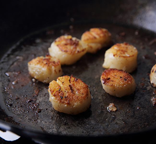 Diver Sea Scallops and Pomegranate