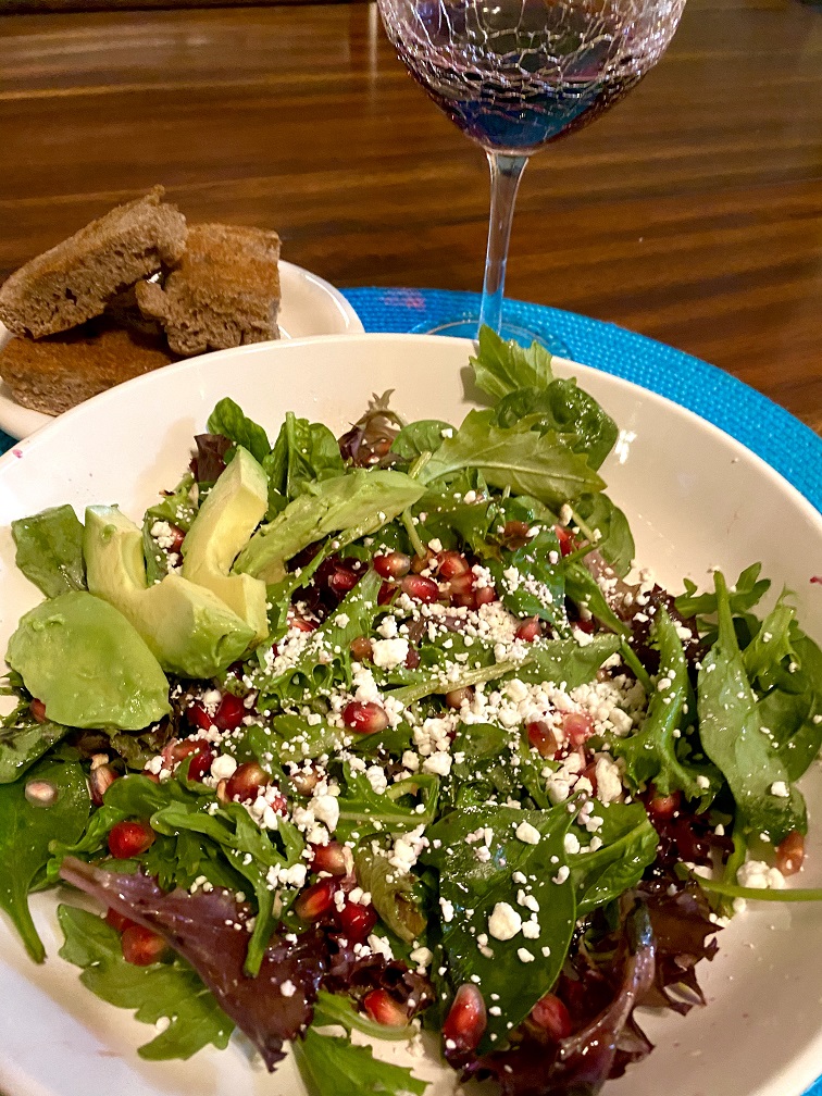 Pomegranate and Goat Cheese Salad