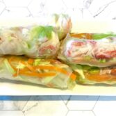 King Crab Spring Rolls Mediterrasian