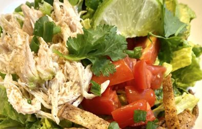 Healthy Chicken Avocado Taco Salad