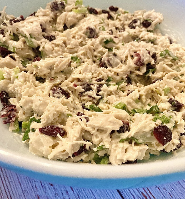 Chicken Salad with Craisins and Pesto