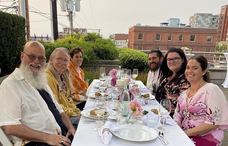 A Beautiful Mediterranean Summer Dinner Party on a Seattle Rooftop