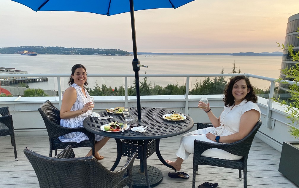 Summer Seattle Rooftop Dinner