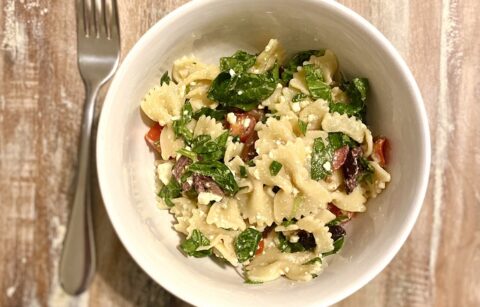 Mediterranean Veggie Pasta Salad