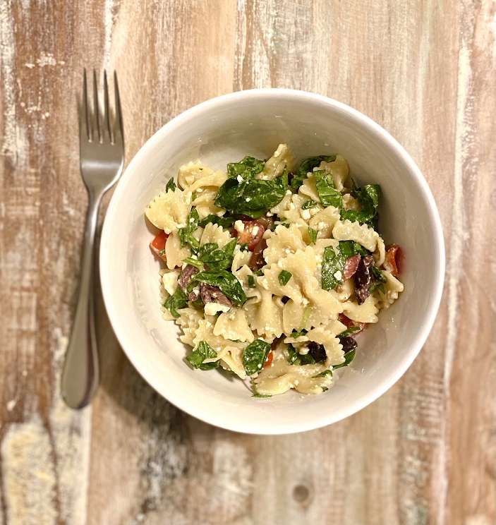 Mediterranean Veggie Pasta Salad