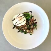 Mediterranean Farro Breakfast Bowl - Olive Sunshine