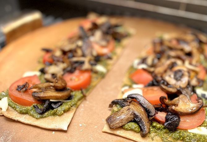 Grilled Vegetable Pesto Flatbread