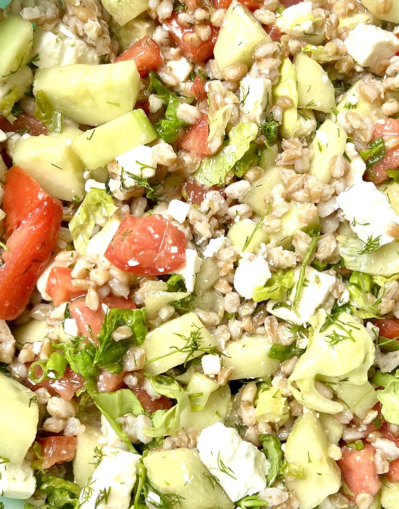 Farro Greek Village Salad