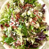 Pomegranate Quinoa and Goat Cheese Salad