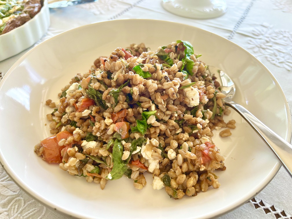 Sensational Brunch healthy recipes Mediterranean Diet farro breakfast bowl