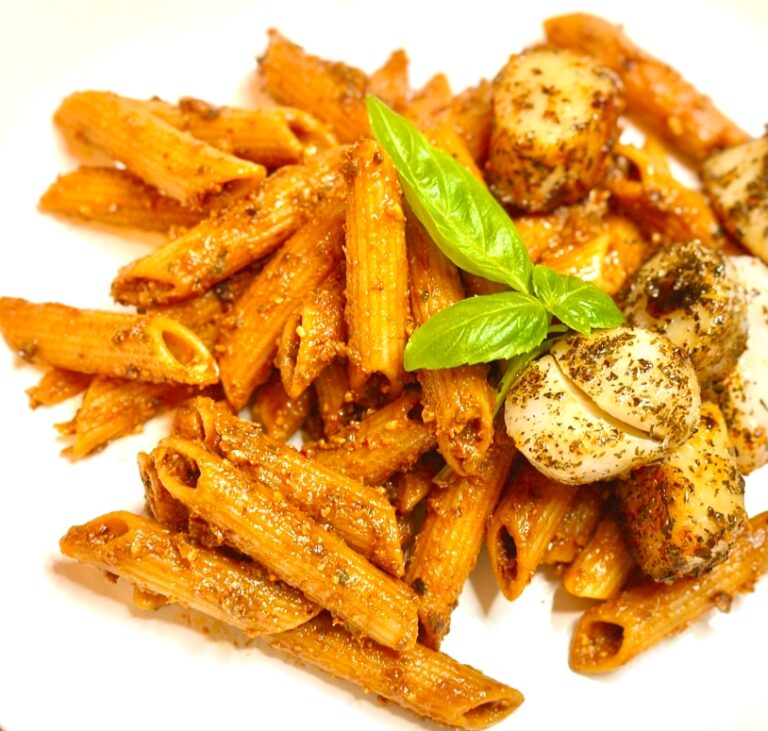 Penne Pasta Sundried Tomato Artichoke Pesto