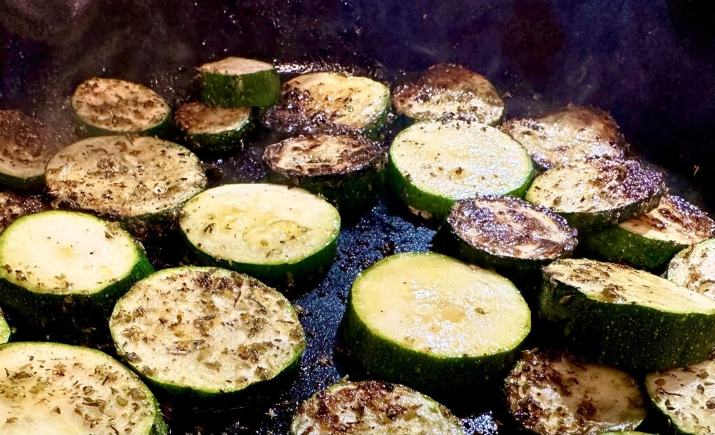 Zucchini for Farfalle Pasta with Shrimps