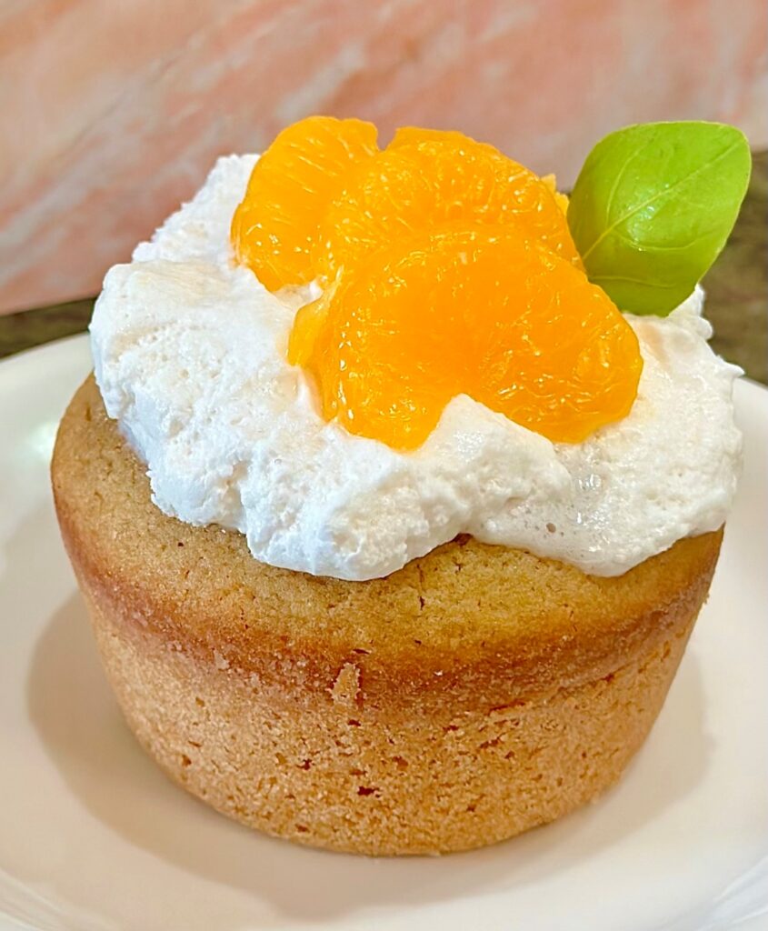 Cupcake Mandarin Orange Olive Oil Cake with Maple Mediterranean Diet