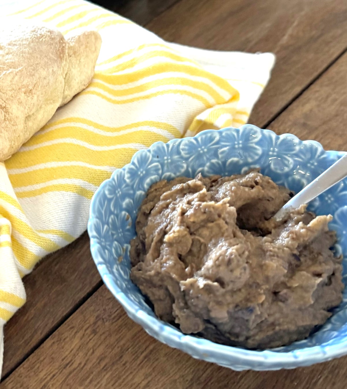 A dish of super easy eggplant mese spread baba ganoush also spelled ganoosh.