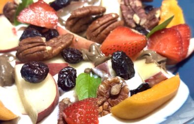 7 easy strategies for building a Mediterranean Diet fruit and nut yogurt bowl