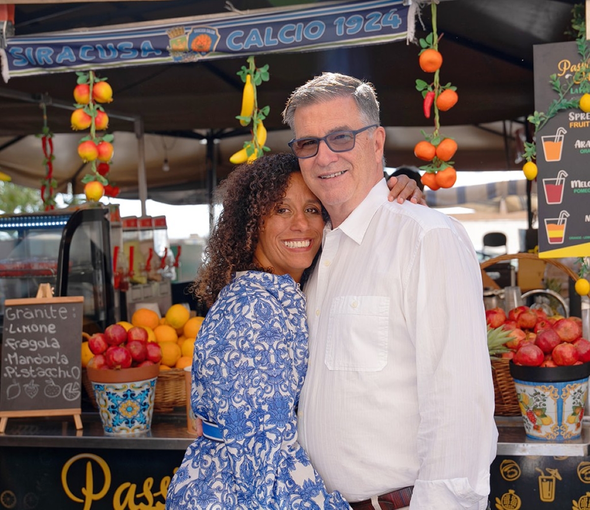 I am Sunny and this is my husband, Mark, my favorite taste tester.